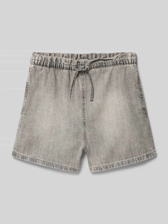 Zdjęcie produktu Szorty jeansowe o kroju wide leg z czystej bawełny s.Oliver Średnioszary