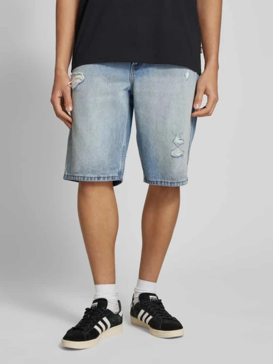 Zdjęcie produktu Szorty jeansowe o luźnym kroju z przetarciami Levi's Jasnoniebieski