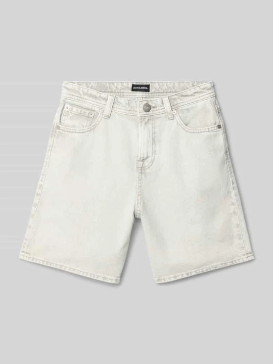 Zdjęcie produktu Szorty jeansowe o luźnym kroju z wpuszczanymi kieszeniami model ‘TONY’ Jack&Jones Écru