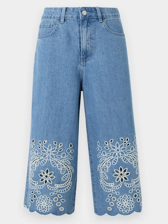 Zdjęcie produktu Szorty jeansowe Object jasnoniebieski denim