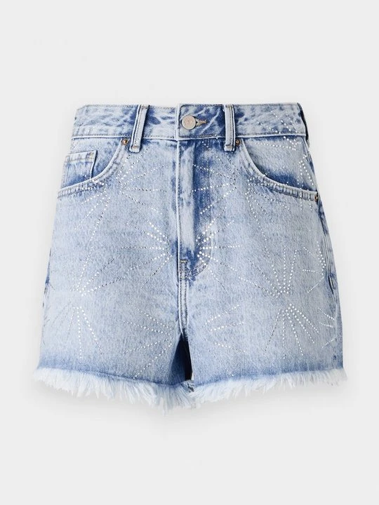 Zdjęcie produktu Szorty jeansowe Only jasnoniebieski denim