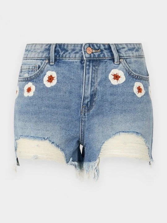 Zdjęcie produktu Szorty jeansowe Only jasnoniebieski denim
