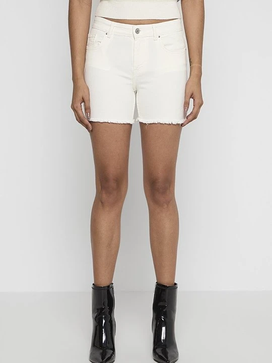 Zdjęcie produktu Szorty jeansowe Only biały