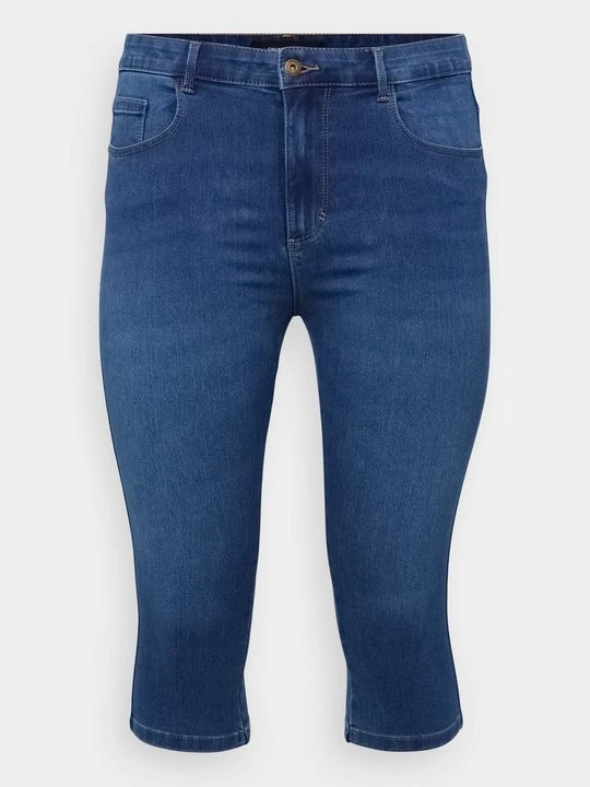 Zdjęcie produktu Szorty jeansowe ONLY Carmakoma niebieski denim