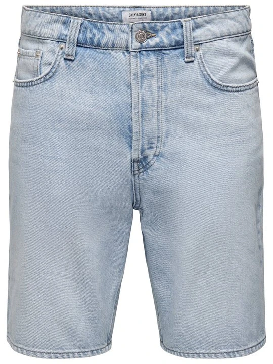 Zdjęcie produktu Szorty jeansowe Only & Sons jasnoniebieski denim