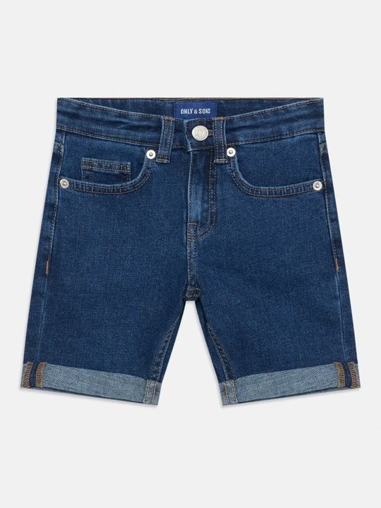 Zdjęcie produktu Szorty jeansowe Only & Sons niebieski denim