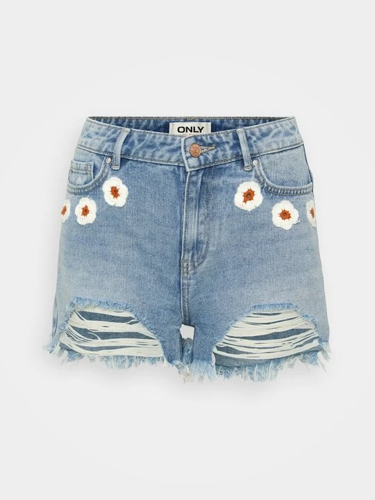 Zdjęcie produktu Szorty jeansowe Only jasnoniebieski denim