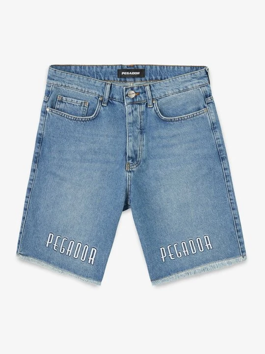 Zdjęcie produktu Szorty jeansowe Pegador jasnoniebieski denim