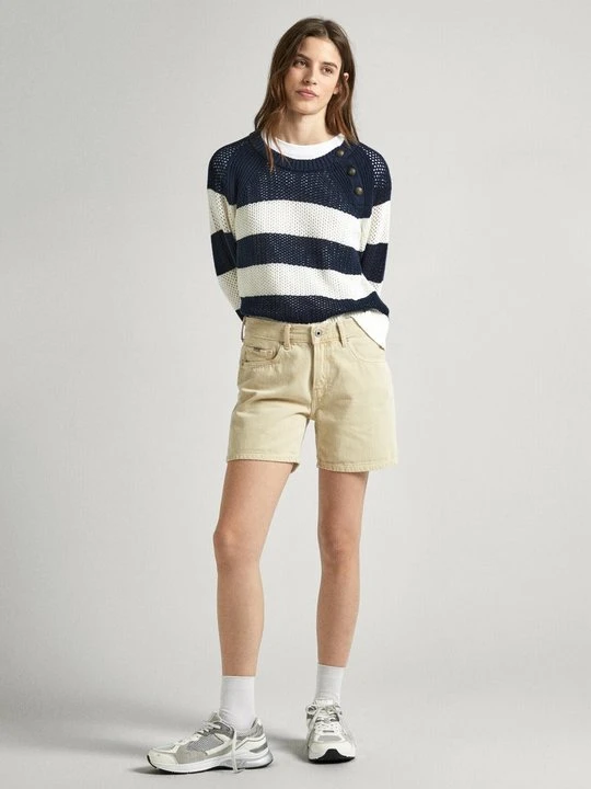 Zdjęcie produktu Szorty jeansowe Pepe Jeans beżowy