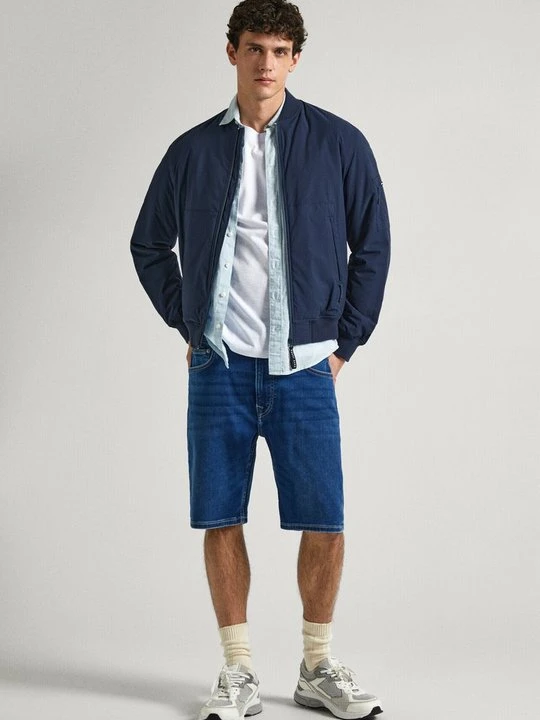 Zdjęcie produktu Szorty jeansowe Pepe Jeans niebieski denim