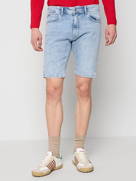 Zdjęcie produktu Szorty jeansowe Pepe Jeans niebieski