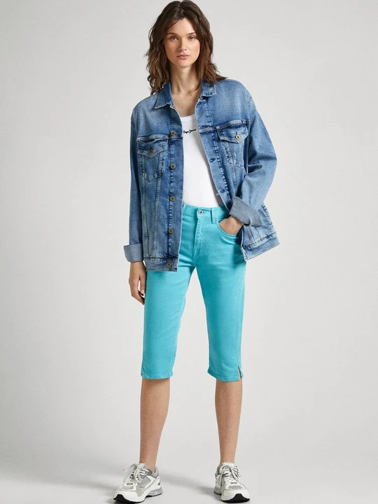 Zdjęcie produktu Szorty jeansowe Pepe Jeans niebieski