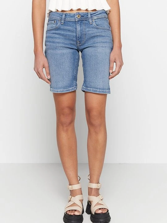 Zdjęcie produktu Szorty jeansowe Pepe Jeans niebieski