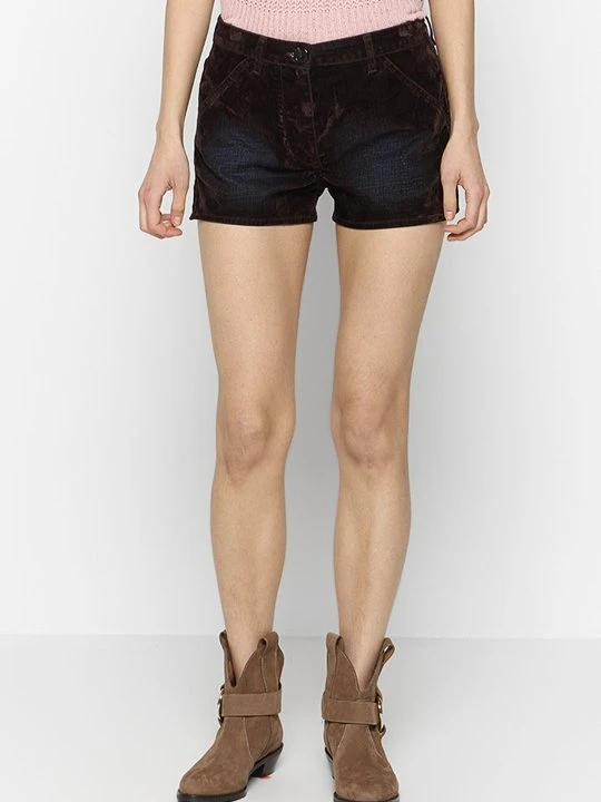 Zdjęcie produktu Szorty jeansowe Pinko ciemnobrązowy