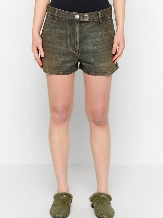 Zdjęcie produktu Szorty jeansowe Pinko brązowy
