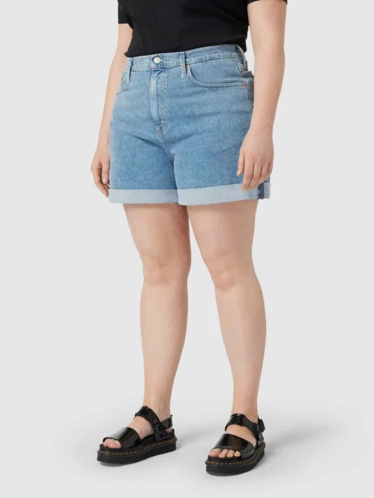 Zdjęcie produktu Szorty jeansowe PLUS SIZE z dodatkiem streczu Tommy Jeans Jeansowy niebieski