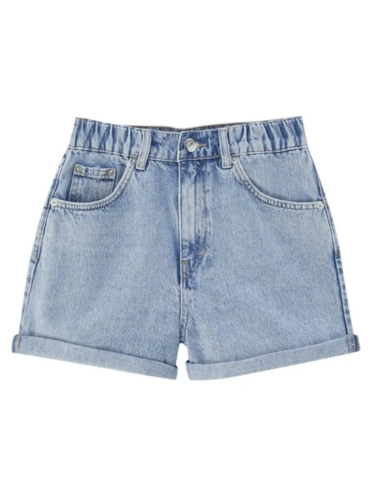 Zdjęcie produktu Szorty jeansowe PULL&BEAR jasnoniebieski