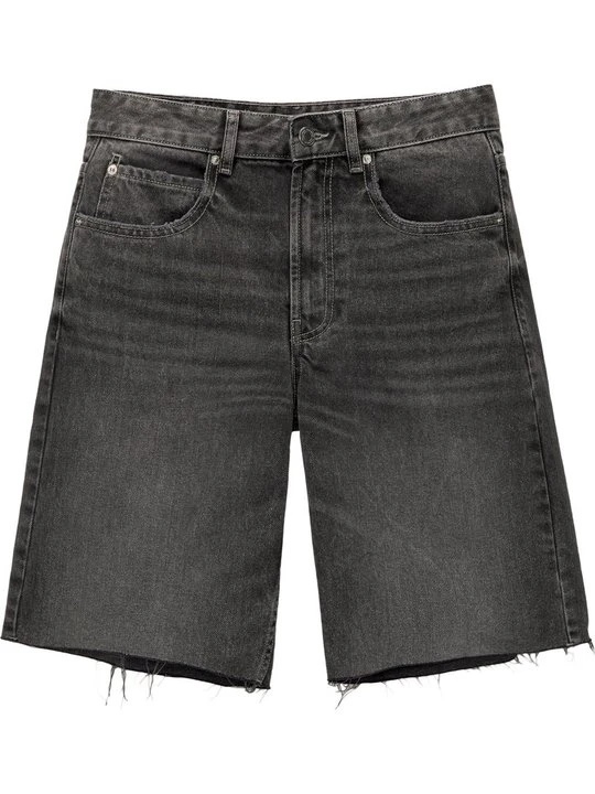 Zdjęcie produktu Szorty jeansowe PULL&BEAR ciemnoszary