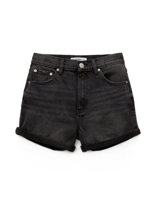 Zdjęcie produktu Szorty jeansowe PULL&BEAR czarny