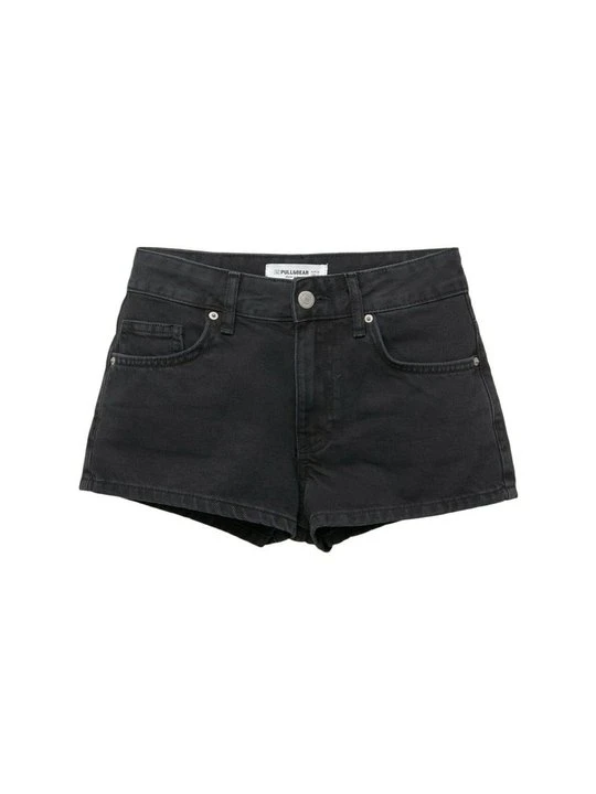 Zdjęcie produktu Szorty jeansowe PULL&BEAR czarny