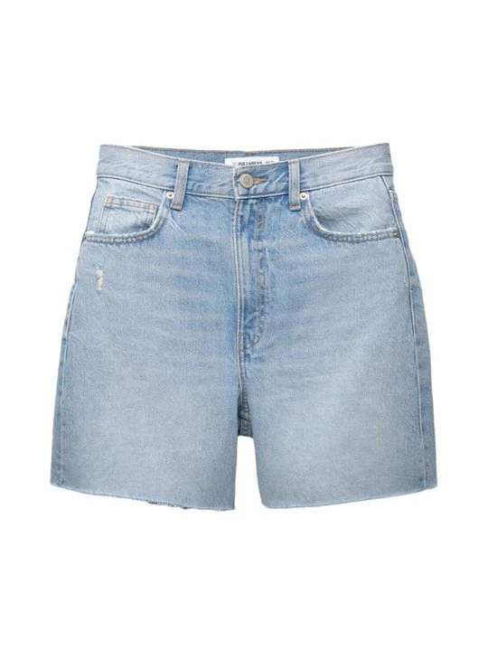 Zdjęcie produktu Szorty jeansowe PULL&BEAR jasnoniebieski denim