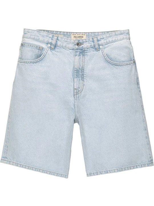 Zdjęcie produktu Szorty jeansowe PULL&BEAR jasnoniebieski denim