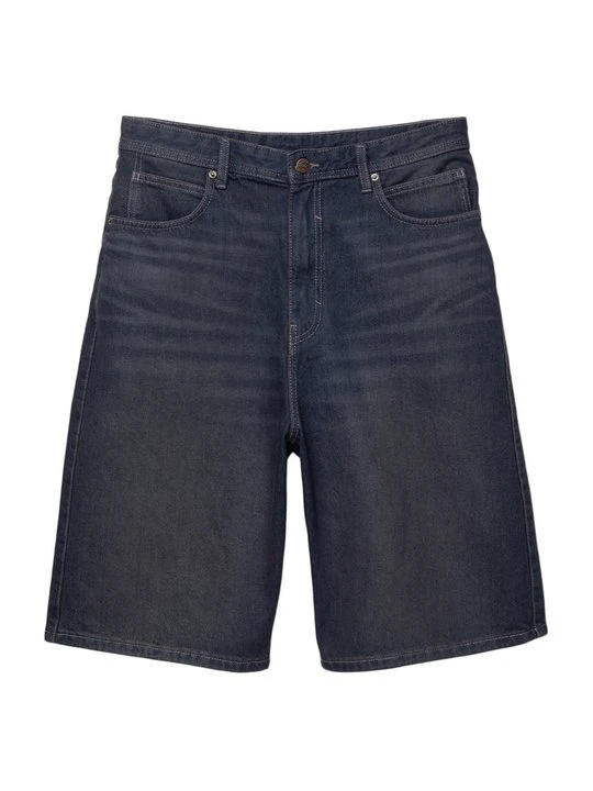 Zdjęcie produktu Szorty jeansowe PULL&BEAR ciemnoniebieski