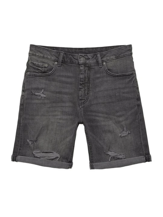 Zdjęcie produktu Szorty jeansowe PULL&BEAR czarny melanż