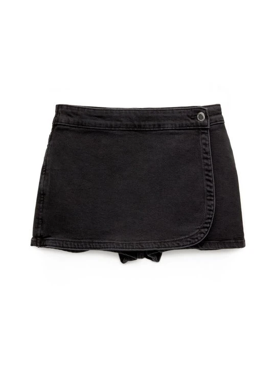 Zdjęcie produktu Szorty jeansowe PULL&BEAR czarny