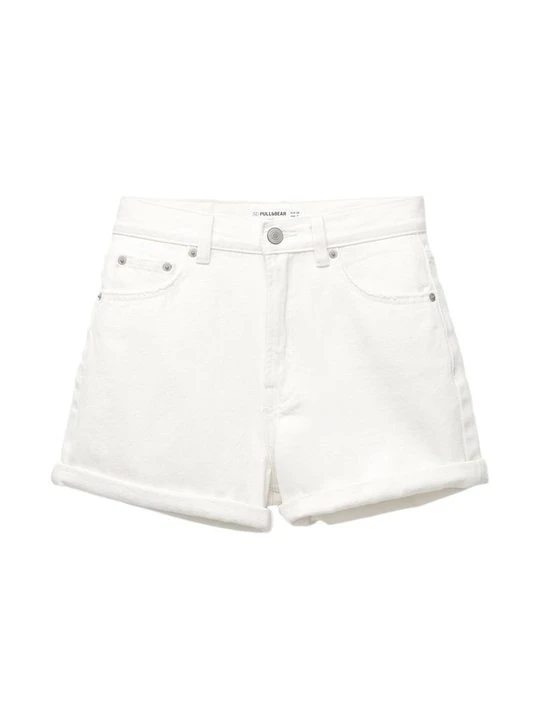 Zdjęcie produktu Szorty jeansowe PULL&BEAR beżowy