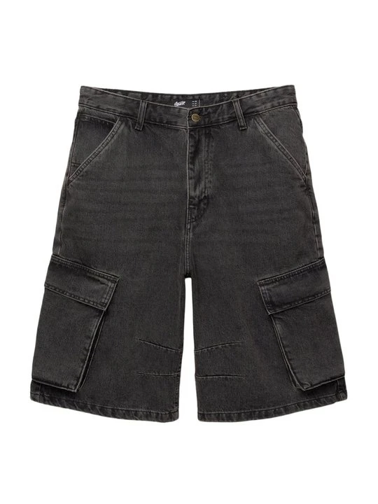 Zdjęcie produktu Szorty jeansowe PULL&BEAR ciemnoszary