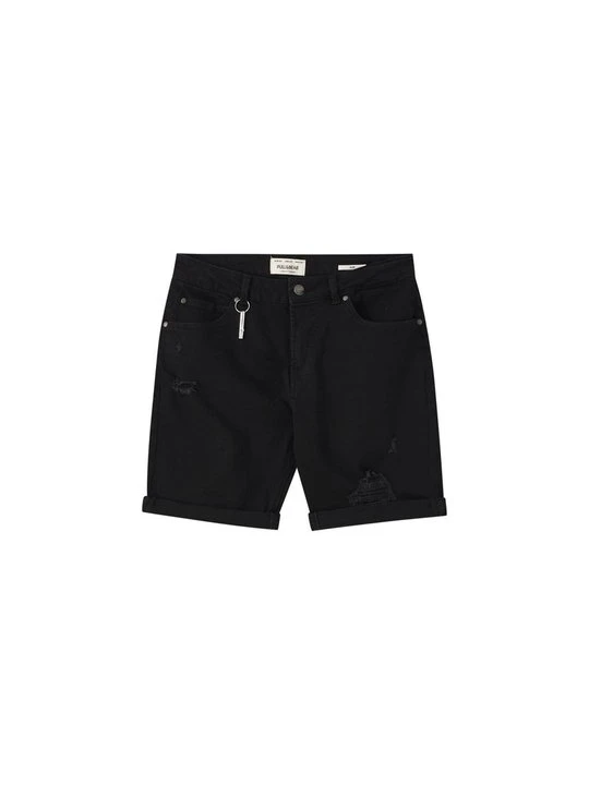 Zdjęcie produktu Szorty jeansowe PULL&BEAR czarny