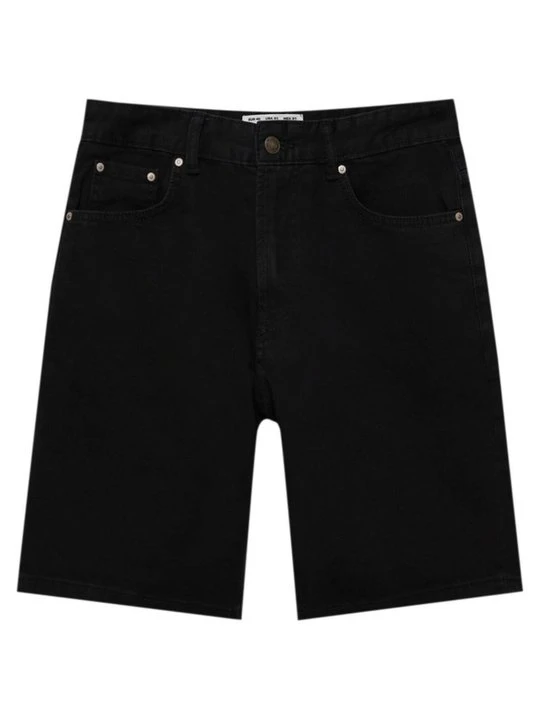 Zdjęcie produktu Szorty jeansowe PULL&BEAR czarny