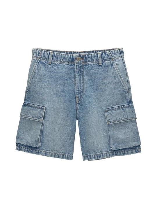 Zdjęcie produktu Szorty jeansowe PULL&BEAR niebieski