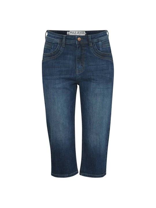 Zdjęcie produktu Szorty jeansowe PULZ niebieski denim
