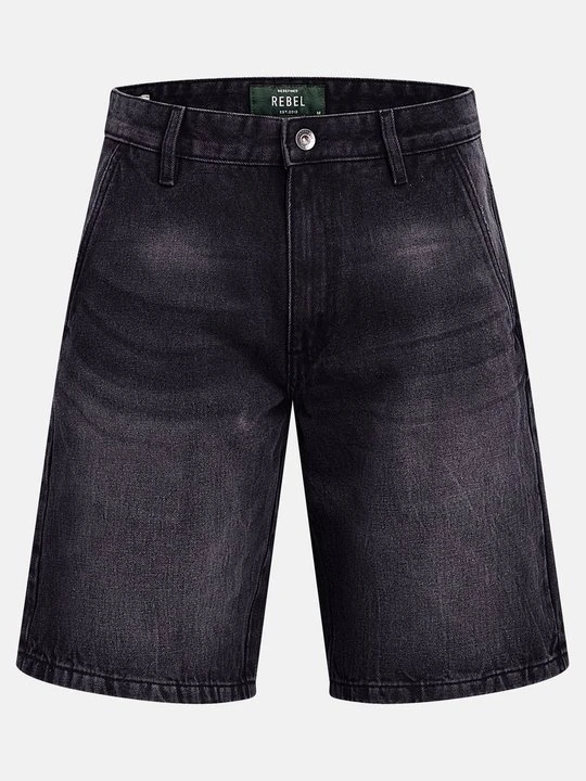 Zdjęcie produktu Szorty jeansowe Redefined Rebel czarny
