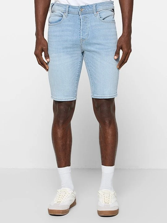 Zdjęcie produktu Szorty jeansowe Replay jasnoniebieski denim