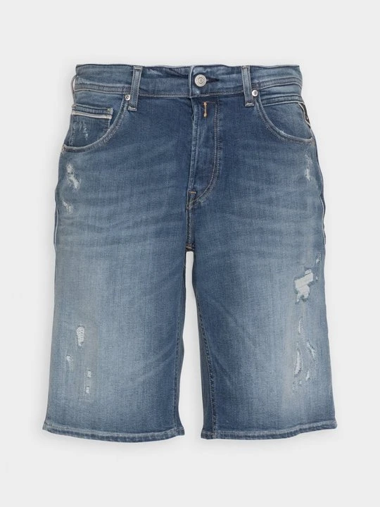 Zdjęcie produktu Szorty jeansowe Replay niebieski denim