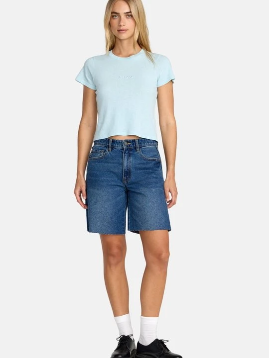 Zdjęcie produktu Szorty jeansowe RVCA błękit królewski