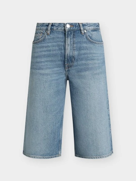 Zdjęcie produktu Szorty jeansowe Samsøe Samsøe niebieski denim