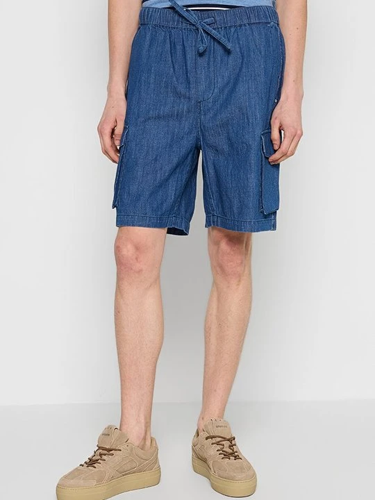 Zdjęcie produktu Szorty jeansowe Scotch & Soda niebieski