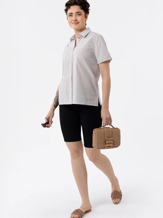 Zdjęcie produktu Szorty jeansowe, Slim Fit, E-NEDA Volcano Czarny