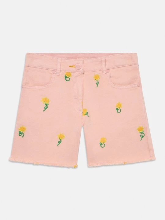 Zdjęcie produktu Szorty jeansowe Stella McCartney jasnoróżowy