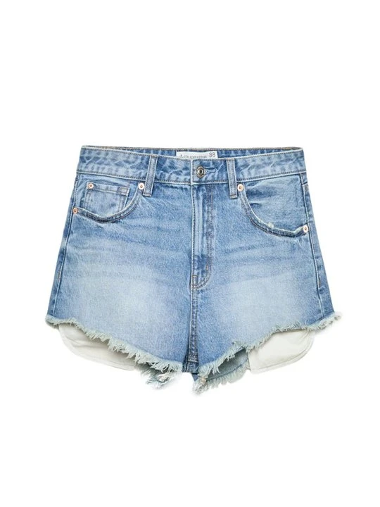Zdjęcie produktu Szorty jeansowe Stradivarius used denim