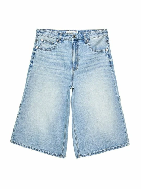 Zdjęcie produktu Szorty jeansowe Stradivarius jasnoniebieski