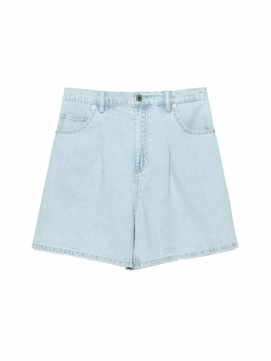Zdjęcie produktu Szorty jeansowe Stradivarius jasnoniebieski denim