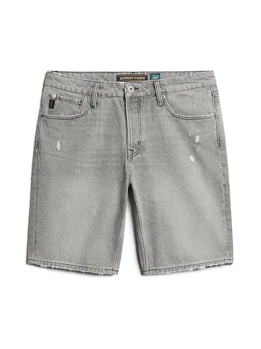 Zdjęcie produktu Szorty jeansowe Superdry ciemnoszary
