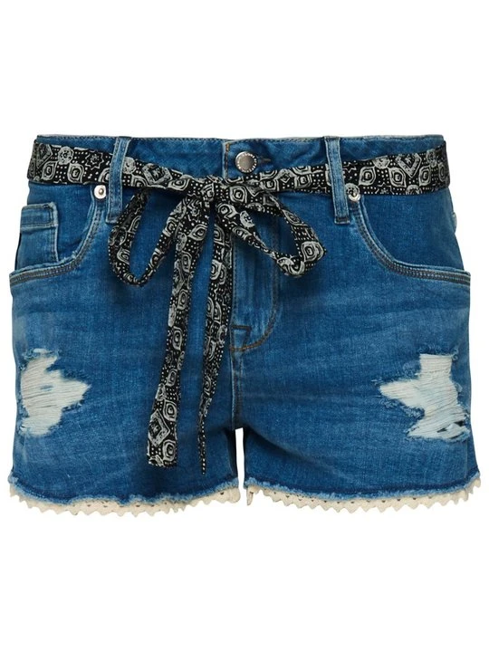 Zdjęcie produktu Szorty jeansowe Superdry jasnoniebieski melanż