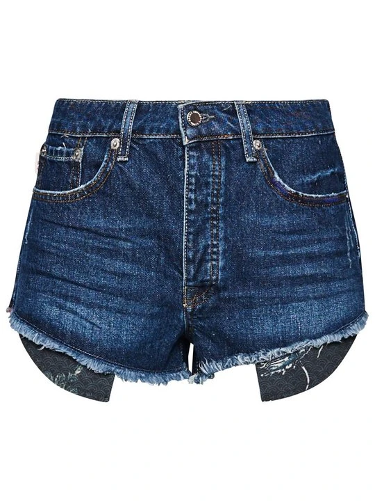 Zdjęcie produktu Szorty jeansowe Superdry granatowy