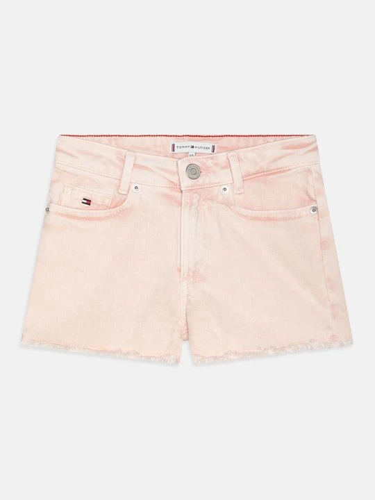 Zdjęcie produktu Szorty jeansowe Tommy Hilfiger jasnoróżowy